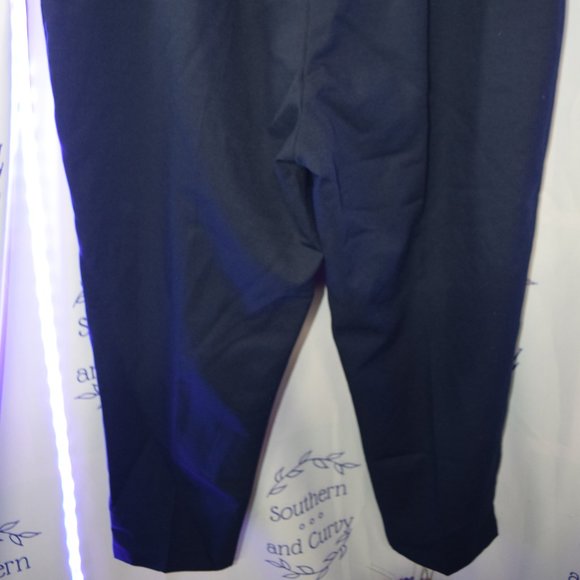 The Avenue Navy Side Zip Slacks Size 26 - Picture 7 of 8